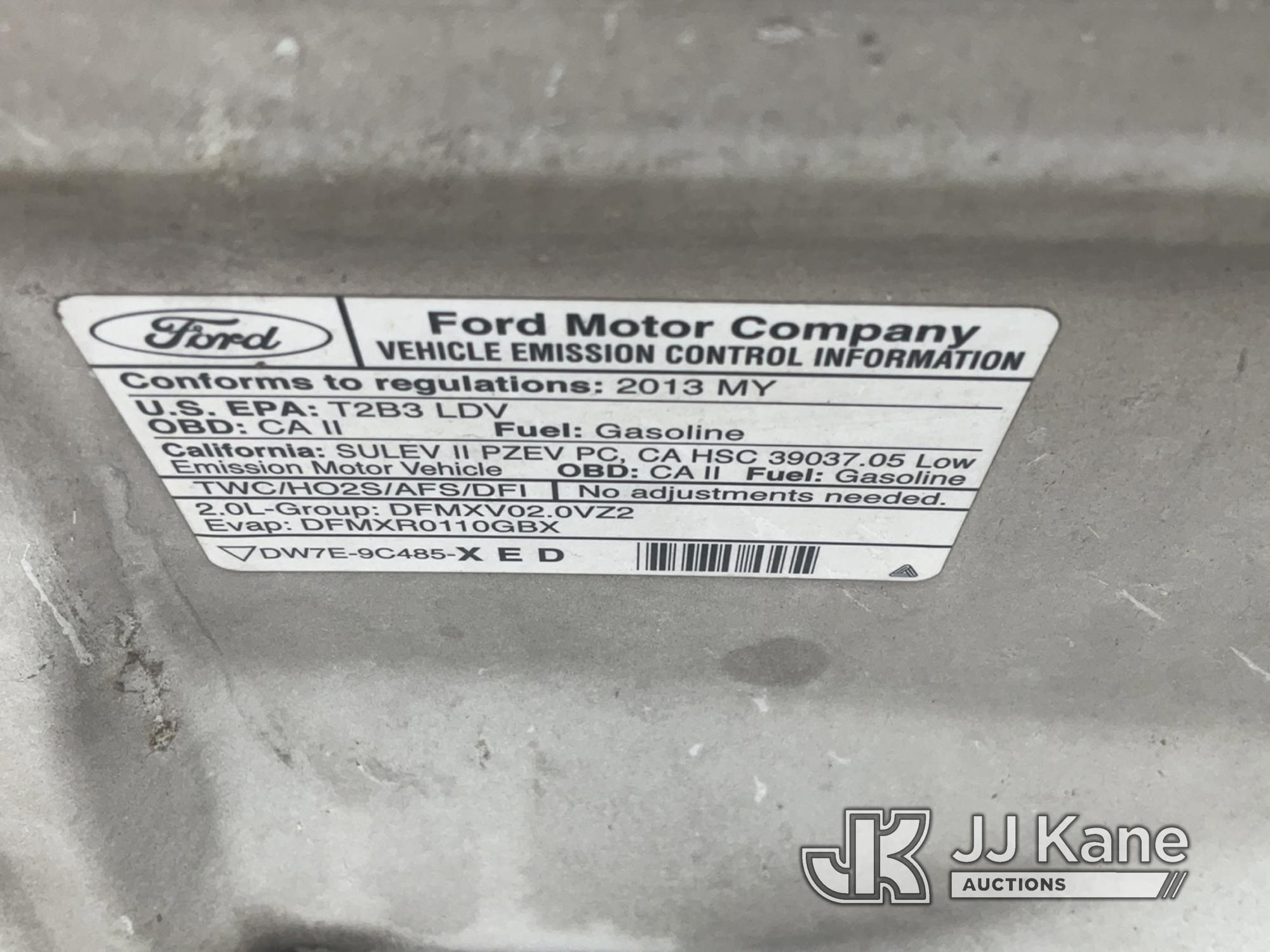 (Jurupa Valley, CA) 2013 Ford Focus 4-Door Sedan Runs & Moves