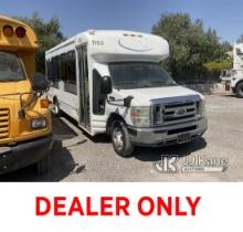 (Jurupa Valley, CA) 2010 Ford Econoline Cutaway Van Runs & Moves, Missing Driver Mirror