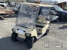 (Jurupa Valley, CA) 2003 Club Car Golf Cart Not Running , No Key , Missing Seats
