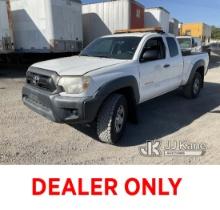 (Jurupa Valley, CA) 2013 Toyota Tacoma 4x4 Extended-Cab Pickup Truck Runs, Moves, ABS Light Is On, P