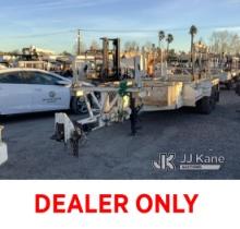 (Jurupa Valley, CA) 2015 Utility T/A Pole/Material Trailer Dealers Only Bill Of Sale Only, Trailer L