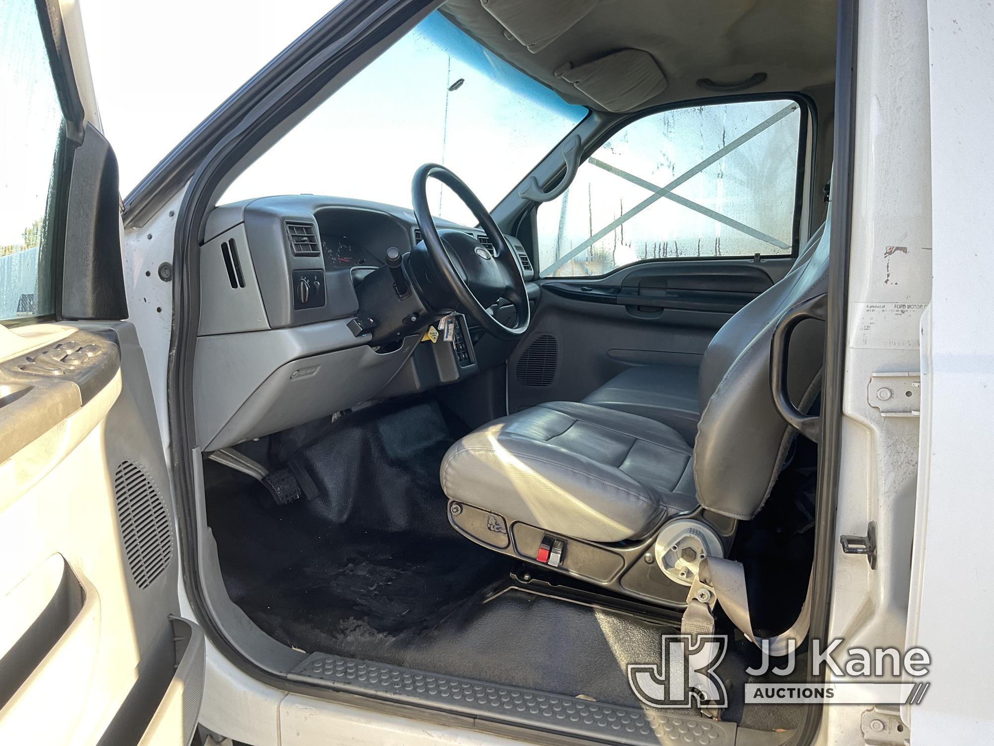 (Jurupa Valley, CA) 2007 Ford F650 Crew Cab Van Body Truck Runs & Moves (ABS Light On), Must Be Regi