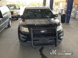 (Jurupa Valley, CA) 2017 Ford Explorer 4x4 4-Door Sport Utility Vehicle Runs & Moves, Air Bag Light