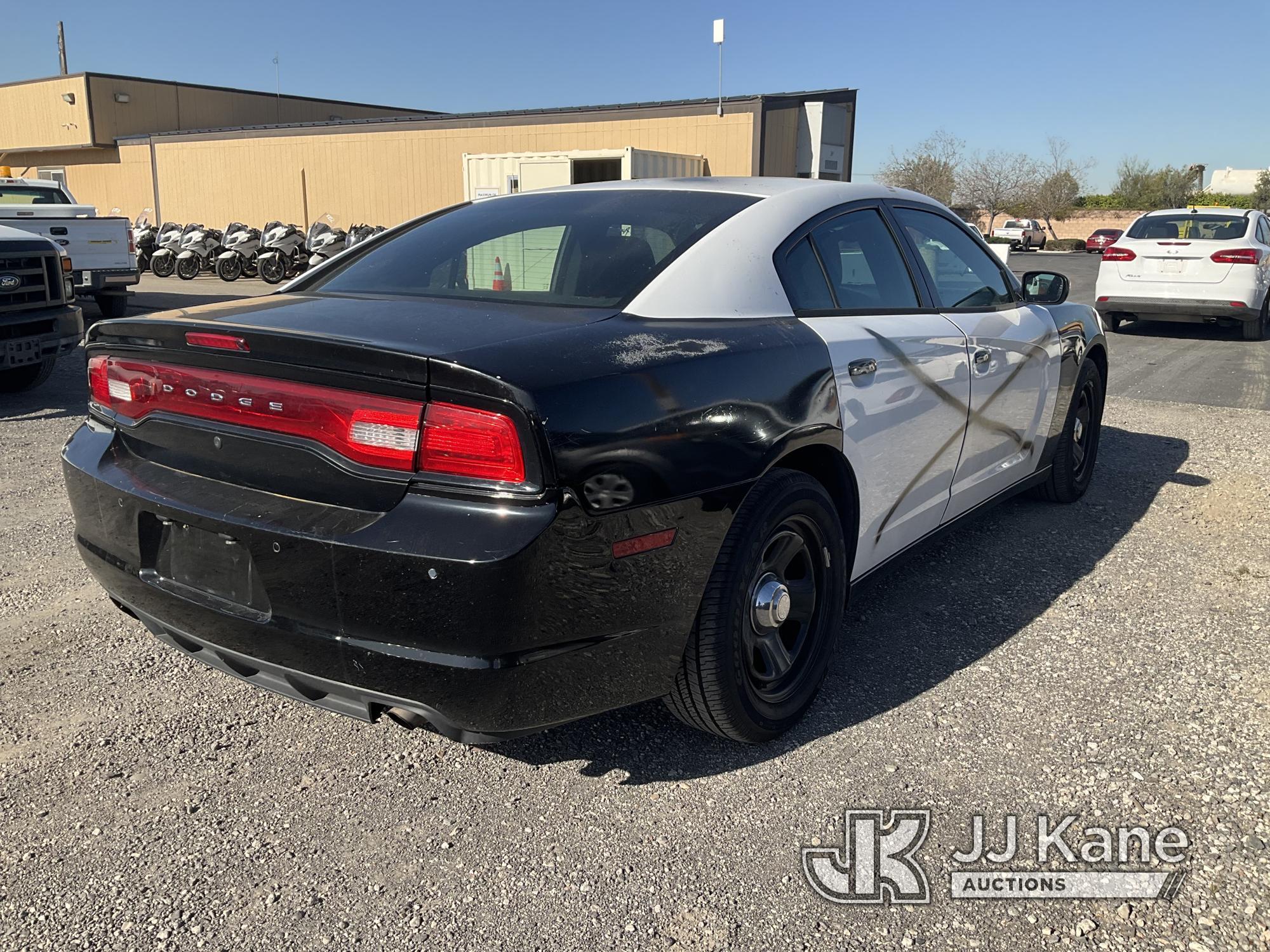 (Jurupa Valley, CA) 2014 Dodge Charger Police Package 4-Door Sedan Runs & Moves Abs Lights Is On, Ai