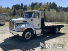 (Tacoma, WA) 2010 Peterbilt 335 Flatbed Truck Runs & Moves