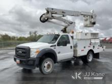 (Salt Lake City, UT) Altec AT37G, mounted behind cab on 2016 Ford F550 4x4 Service Truck Runs, Moves