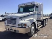 (Phoenix, AZ) 2000 Freightliner FLC120 T/A Flatbed Truck Runs & Moves