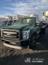 (Keenesburg, CO) 2012 Ford F550 Spray Truck Not Running, Condition Unknown, No Batteries
