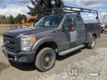 (Tacoma, WA) 2013 Ford F250 4x4 Extended-Cab Service Truck Runs & Moves