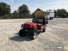 EZ-Go ST400 Yard Cart, (GA Power Unit) Not Running, Condition Unknown, No Hour Meter, Roof Removed