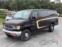 (Ocala, FL) 1999 Ford E350 Passenger Van, Municipal Owned Jump to Start, Runs, Moves) (Check Engine