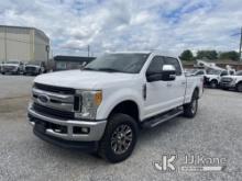 2017 Ford F250 4x4 Crew-Cab Pickup Truck Runs & Moves) (Check Engine Light On, TPS Light On