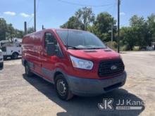 (Tampa, FL) 2015 Ford Transit Connect Enclosed Service Van Runs & Moves) (Body Damage