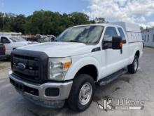 (Ocala, FL) 2014 Ford F250 4x4 Extended-Cab Pickup Truck Duke Unit) (Runs & Moves