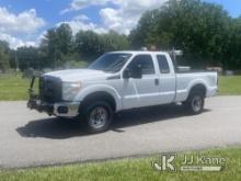 (Mount Airy, NC) 2015 Ford F250 4x4 Extended-Cab Pickup Truck Runs & Moves) (Body Damage. Broken Dri