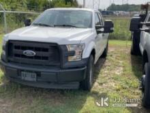 (Florence, SC) 2017 Ford F150 4x4 Extended-Cab Pickup Truck Runs Rough & Moves) (Check Engine Light