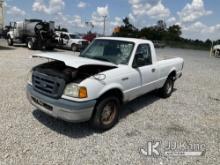 2005 Ford Ranger Pickup Truck Not Running, Condition Unknown, Check Engine Light On, Body/Paint Dama
