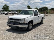2005 Chevrolet Silverado 1500 Pickup Truck Not Running, Condition Unknown, Body & Paint Damage, Wind
