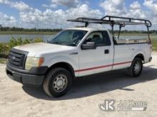 (Westlake, FL) 2011 Ford F150 Pickup Truck Runs & Moves With Jump) (Body Damage & Rust) (FL Resident