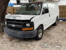 (Tampa, FL) 2005 Chevrolet Express G2500 Cargo Van Runs)(Jump To Start, Does Not Move, Missing Gas P