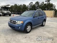 2009 Ford Escape 4x4 4-Door Sport Utility Vehicle Runs & Moves) (Jump To Start, Body/Paint Damage