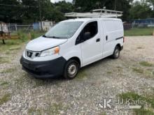 (Charlotte, NC) 2017 Nissan NV200 Mini Cargo Van Runs & Moves) (Jump To Start, Body/Paint Damage