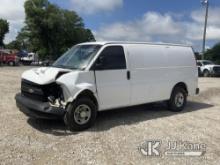 (Charlotte, NC) 2013 Chevrolet Express G2500 Cargo Van Runs & Moves) (Wrecked, Jump To Start, Body D
