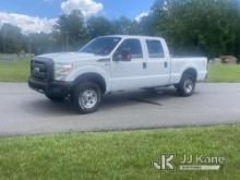 (Mount Airy, NC) 2012 Ford F250 4x4 Crew-Cab Pickup Truck Runs & Moves) (Body Damage.