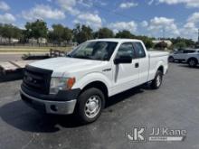 (Ocala, FL) 2013 Ford F150 Extended-Cab Pickup Truck Duke Unit) (Runs & Moves) (Body/Paint Damage