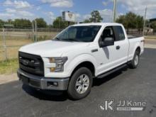(Ocala, FL) 2016 Ford F150 4x4 Extended-Cab Pickup Truck Duke Unit) (Runs & Moves) (Paint Damage