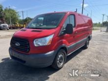 (Tampa, FL) 2015 Ford Transit Connect Cargo Van Runs & Moves) (Body Damage, Check Engine Light On