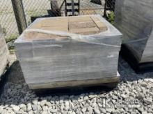 (Verona, KY) (1) pallet of block caps NOTE: This unit is being sold AS IS/WHERE IS via Timed Auction