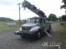 (Mount Airy, NC) Altec DM47-TR, Digger Derrick rear mounted on 2017 International 4300 Utility Truck