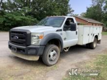 2012 Ford F550 Service Truck Runs & Moves) (Red-Tagged, Check Engine Light On) (Seller States: Multi