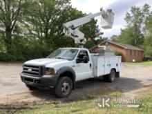 (Graysville, AL) Altec AT200-A, Telescopic Non-Insulated Bucket Truck mounted behind cab on 2005 For