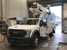 (Mount Airy, NC) Altec AT41M, Articulating & Telescopic Material Handling Bucket Truck mounted behin