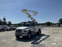 Altec L42A, Over-Center Bucket center mounted on 2018 Freightliner M2 106 Utility Truck Runs, Moves 