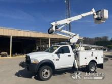 (Jefferson, GA) Altec AT37G, Articulating & Telescopic Bucket Truck mounted behind cab on 2012 Dodge