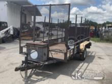 1998 T/A Tagalong Trailer No Title, FLORIDA REGISTRATION ONLY) (Rear Axle Damaged, Laying in Bed