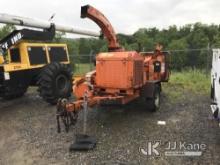 (Mount Airy, NC) 2017 Morbark M12RX Chipper (12in Drum), trailer mtd No Title)(Not Running, Conditio