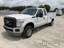 2012 Ford F250 4x4 Extended-Cab Service Truck Runs & Moves) (Body Damage