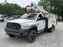 Altec AT37G, Articulating & Telescopic Bucket Truck mounted behind cab on 2010 Dodge RAM 5500 4X4 Se