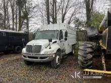 (Wakefield, VA) 2012 International 4300 Chipper Dump Truck Not Running, Condition Unknown) (No Radio