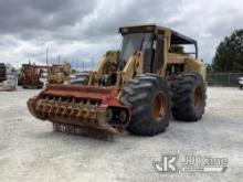 2000 Hydro-Ax 721E Articulating Site Preparation Machine Runs, Moves & Operates) (Covers Missing Off