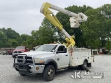 (New Tazewell, TN) Hi-Ranger HR-37M, Articulating & Telescopic Material Handling Bucket Truck mounte