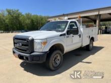 2015 Ford F350 4x4 Service Truck, Electric Cooperative Owned Runs, Moves) (Check Engine Light On