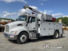 (Charlotte, NC) 2018 Kenworth T370 Mechanics Service Truck Runs, Moves & Crane & Compressor Operates