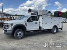 (Charlotte, NC) 2022 Ford 600 Service Truck Runs, Moves & Compressor Operates) (Crane & Welder Condi