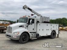 (Charlotte, NC) 2018 Kenworth T370 Mechanics Truck Runs & Moves, Crane & Compressor Operates) (Low C