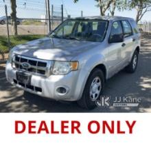 2008 Ford Escape 4x4 4-Door Sport Utility Vehicle Runs & Moves, Does Not Shift
